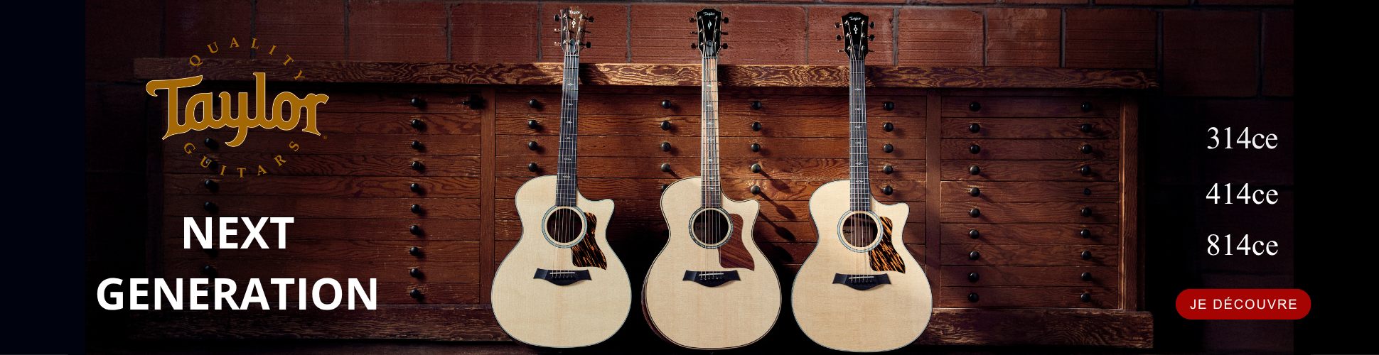 Découvrez les Taylor Next Generation !